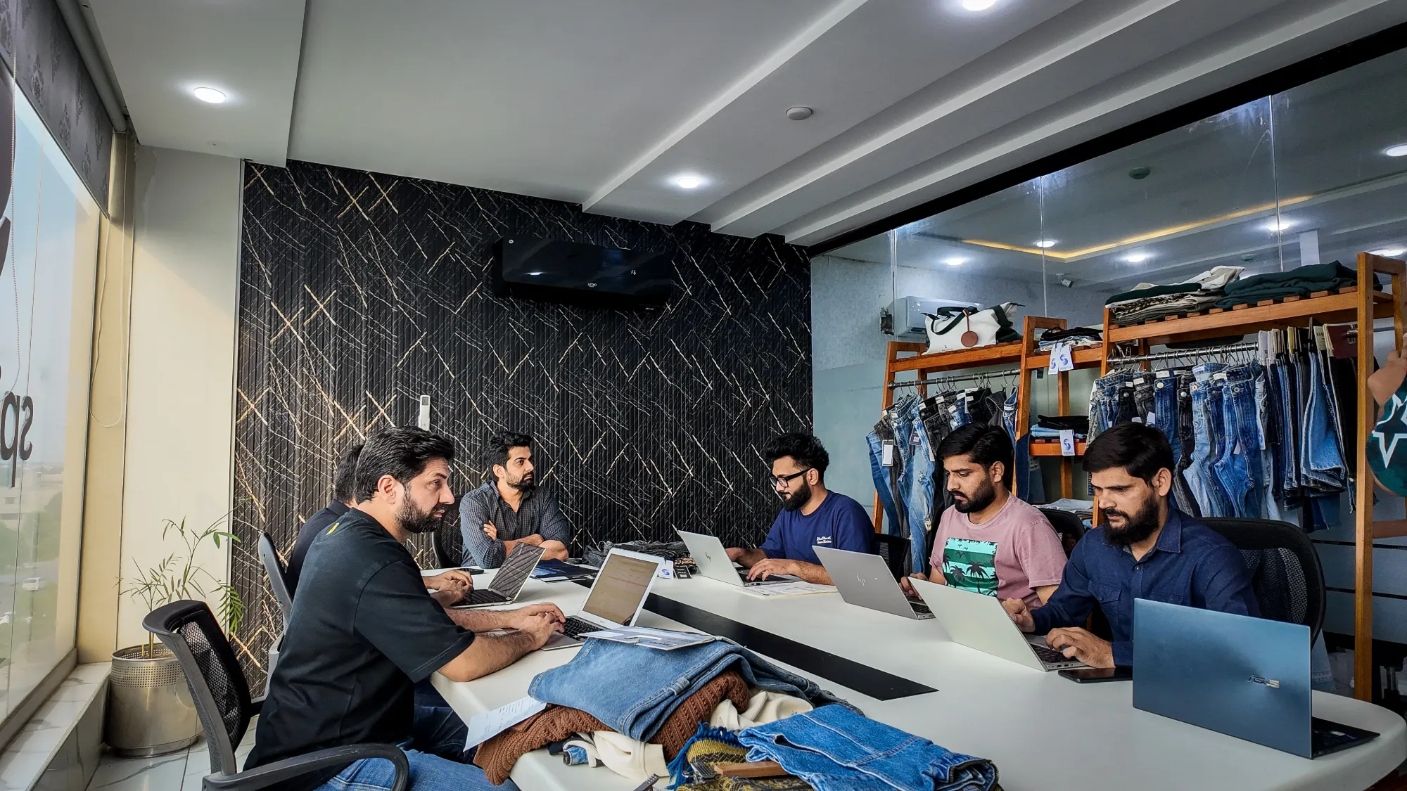 Spiretexx team in a sourcing meeting
